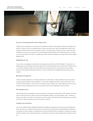 Top 5 Pros of Hiring Professional Resume Writing Services in Canada