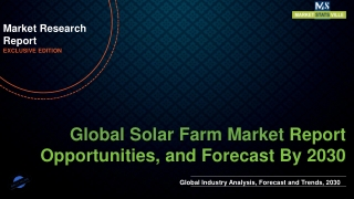 Solar Farm Market Worth US$ 449.3 billion by 2030