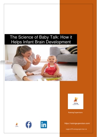 The Science of Baby Talk How it Helps Infant Brain Development