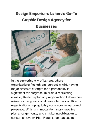 Design Emporium_ Lahore’s Go-To Graphic Design Agency for Businesses