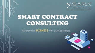 Smart contract consulting