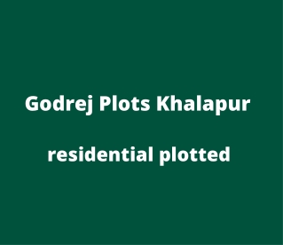 Godrej Plots Khalapur | E-Brochure