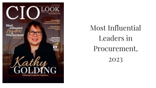 Most Influential Leaders in Procurement, 2023