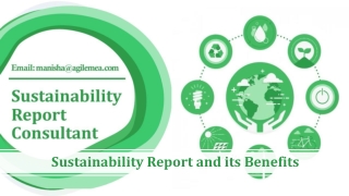 Sustainability Report and its Benefits