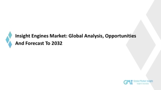 Insight Engines Market Growth Potential & Forecast, 2032