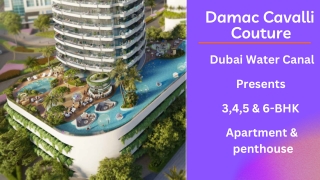 Damac Cavalli Couture Dubai Water Canal - E- Borchur