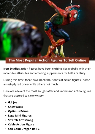 The Most Popular Action Figures To Sell Online