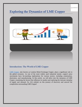 Exploring the Dynamics of LME Copper