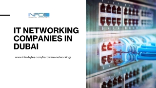 IT Networking Companies in Dubai