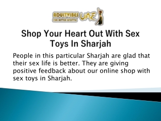 Sex Toys in Sharjah- Adultvibesuae