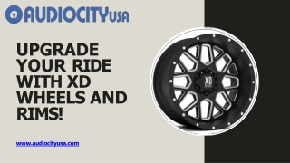 Upgrade Your Ride With XD Wheels and Rims!