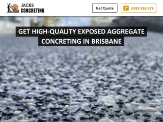 GET HIGH-QUALITY EXPOSED AGGREGATE CONCRETING IN BRISBANE