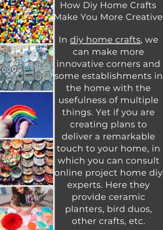 How Diy Home Crafts Make You More Creative