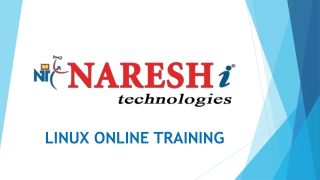 LINUX ONLINE TRAINING NARESHIT