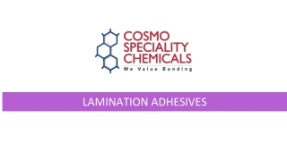 LAMINATION ADHESIVES -  Cosmo Speciality Chemicals