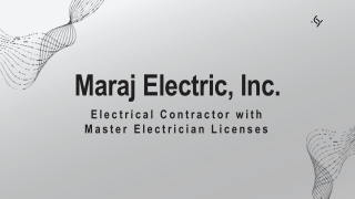 Maraj Electric, Inc. - Top Choice for Electrical Contracting Solutions