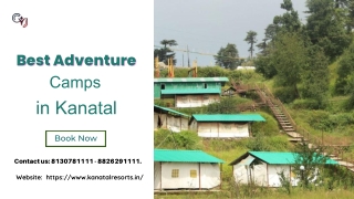 Best Adventure Camps in Kanatal | Kanatal Camps