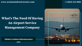 What's The Need Of Having An Airport Service Management Company
