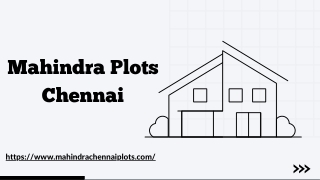 Mahindra Plots Chennai - Buy Premium Luxurious Plotted