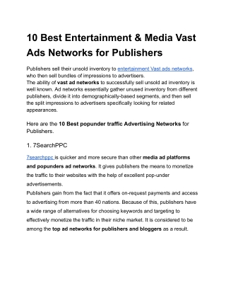 10 Best Entertainment Advertising Networks for Publishers (1)