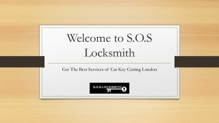 Find The Best Lock Services Like Car Key Cutting London at Fair Cost