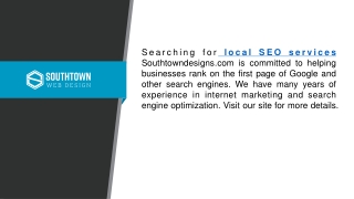 Local Seo Service  Southtowndesigns.com