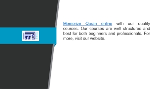 Memorize Quran Online En.al-dirassa.com