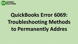 A Proper Guide To Troubleshoot To Fix QuickBooks Error 6069