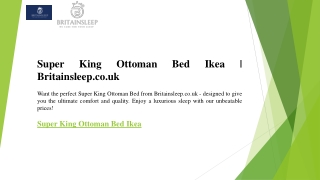 Super King Ottoman Bed Ikea   Britainsleep.co.uk