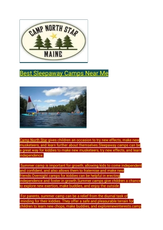 Best Sleepaway Camps Near Me