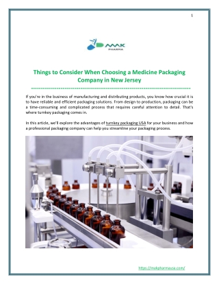 The Advantages of Turnkey Packaging for Your Business