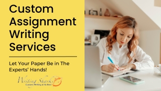 Custom Assignment Writing Service | Writing Sharks