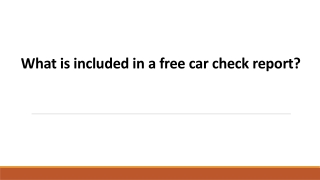Get a Free Car Check Online | Vehicle History Check with Car Analytics