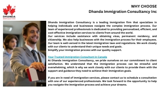 Dhanda Immigration Consultancy Inc