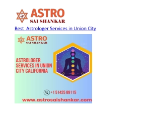 Best  Astrologer Services in Union City