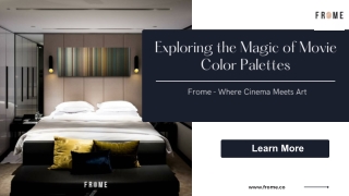 Exploring the Magic of Movie Color Palettes | Frome