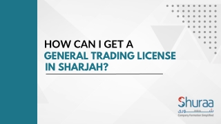 General Trading License in Sharjah