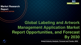 Labeling and Artwork Management Application Market is predicted to reach US$ 6.2% Bn in 2030