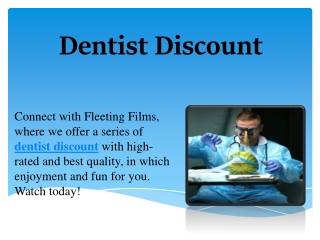 Dentist Discount