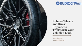 Rohana Wheels and Rims Upgrade to Transform Your Vehicle's Look!