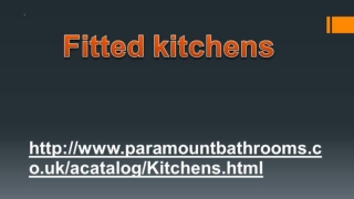fitted kitchens