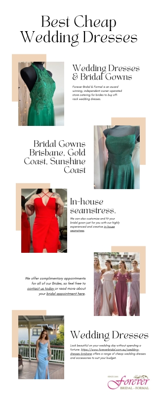 Best Cheap Wedding Dresses - www.foreverbridal.com.au