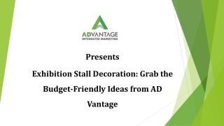 Exhibition Stall Decoration: Grab the Budget-Friendly Ideas from AD Vantage