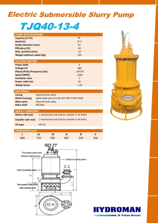 TJQ40-13-4  Technical Data Sheet