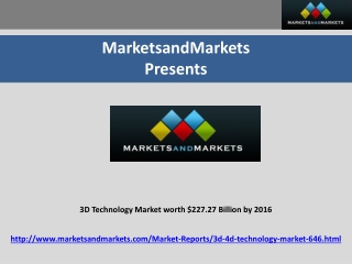 3D Technology Market