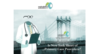 4 Reasons Why New York is Short of Primary Care Providers