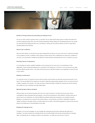 Benefits of hiring professional proofreading and editing services