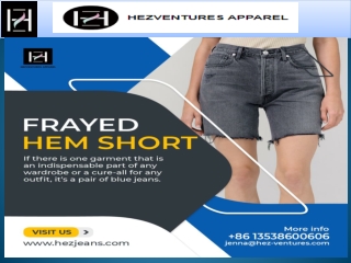 High Quality Custom Jeans Manufacturer company in China  - Hez Ventures