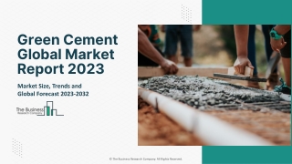 Green Cement Market 2023 - By Size, Industry Analysis, Segmentation And Outlook