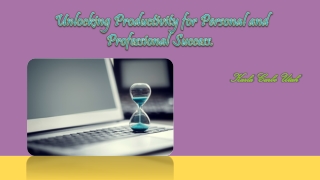 Karla Carbo Utah: Unlocking Productivity for Personal and Professional Success.